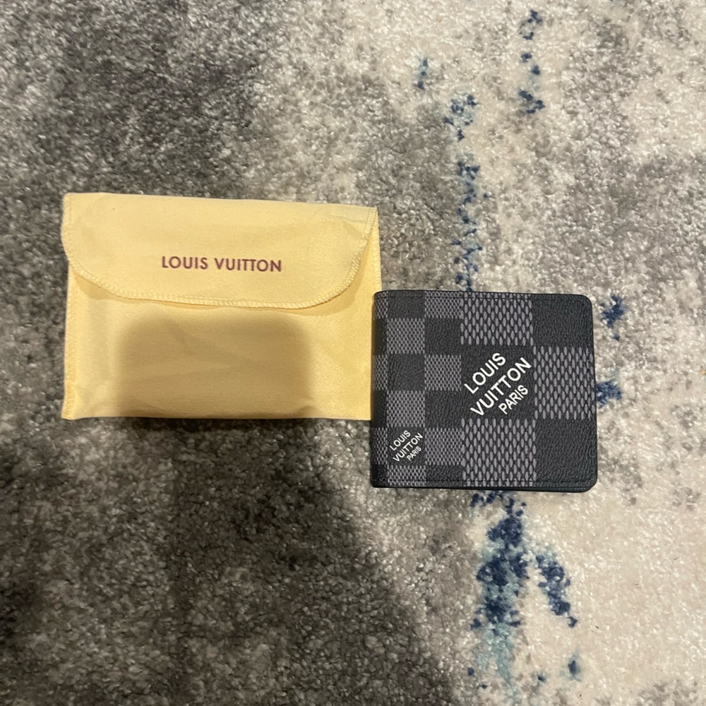 New checker mens fashion wallet